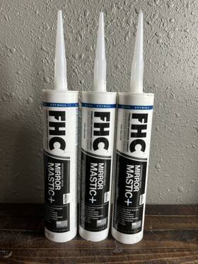 Mm200 Fhc Professional Grade Lot Of 3 Mirror Mastic Adhesive Sealant 10.1oz