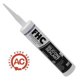 S150w Fhc S150c Series Acetic Cure Silicone Sealant - White