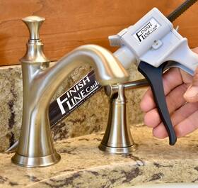 Flcg1112 Finish Line Caulk Acrylic Urethane Elastomeric Sealant And Precision Hand Dispenser. Includes O