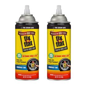 S60410 Fix-a-flat Tire Sealant And Car Inflator 12oz 2-pack