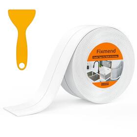 Ftc05-01 Fixmend White Caulk Tape Waterproof Self Adhesive Toilet Sealant