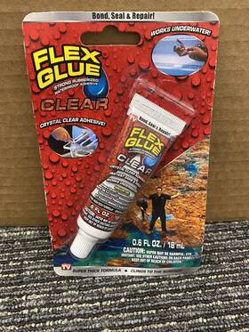 Flex Glue 850003339474 Seal Family Of Products Clear Rubberized Waterproof Adhesive 0.6 Oz