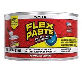 654682 Flex Paste Super Thick Rubber 1 Lb White