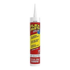 Flex Paste 850010226866 9 Oz Cartridge White Waterproof Paintable Putty Spackle Sealant Fill Ga