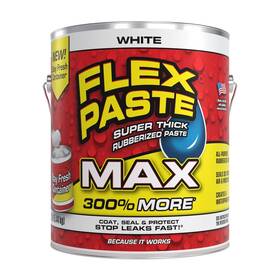 Flex Paste 850017897489 Max 12 Lb Can White Waterproof Paintable Putty Spackle Sealant Fill Gaps