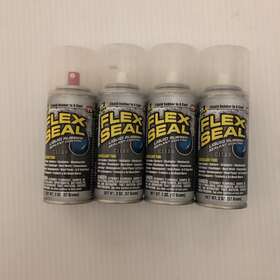 4cans Flex Seal 852639008687 Liquid Rubber Can Clear 2 Oz Sealant Coating Of 2oz