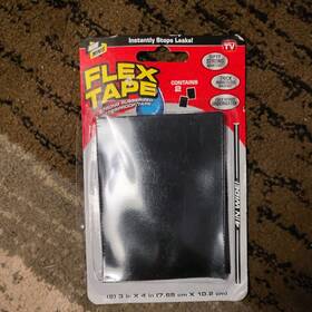 Flex Seal 852639008779 Tape Mini Super Strong Waterproof 3 Inch X 4 - Black