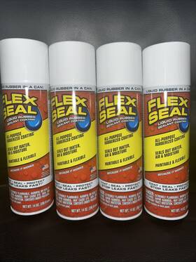 Fscl20-pkdfc Flex Seal Clear 14 Oz. Aerosol Liquid Rubber Sealant Coating 4-pack