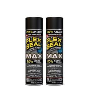 Fsmaxblk24 Flex Seal 2 Pack New Max Black - 17 Oz. Spray Each 34oz Total
