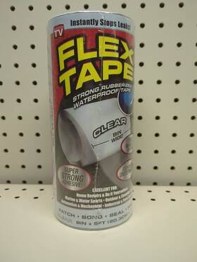 Tfsclrr0805 Flex Seal 8 Inch X 5ft Clear Tape Rubber And Vinyl 9319393 New