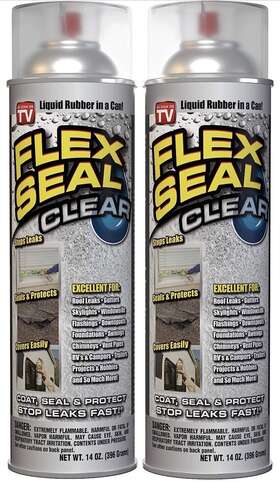 Flex Seal Us47373920 14 Oz 6-pack Clear Stop Leaks Instantly Transparent Waterproof
