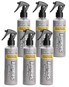 02908-6a Flitz Ceramic Sealant Spray Paint Protection High Gloss 8 Oz Bottle 6 Pack