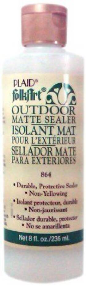 K864 Folkart 028995008641 Outdoor Sealer 8 Ounce Matte Finish