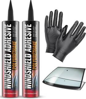Ftv-wsa-2p  Fortivo 2 Pack Polyurethane Windshield Adhesive - Quick Curing And Weather Resistant Auto