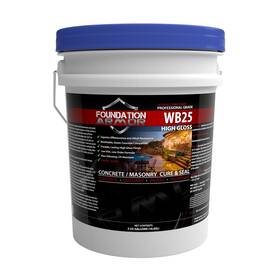 Wb25 Foundation Armor 856994005282 High Gloss Wet Look Concrete Sealer And Cure Seal 5 Gallon - Pro