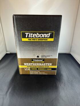 44391 Franklin International Titebond Brown Weathermaster Sealant 9.5 Oz. Pack Of 12