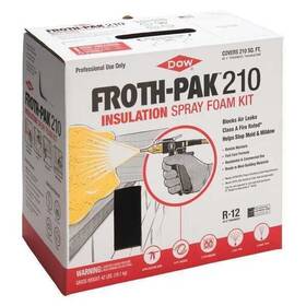 12031897 Froth-pak Insulating Spray Foam Kit Cream 42 Lb