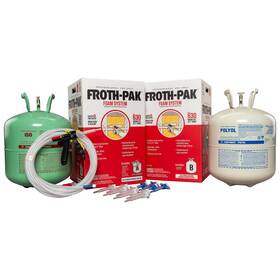 12115890 Froth-pak 630 Spray Foam Insulation Kit 15 Ft Hose Closed Cell 2 Part Foa