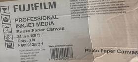 6000012872 Fujifilm 600001287 Professional Inkjet Media Photo Paper Canvas 24 Inch X 100 New