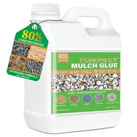 Funepoxy36oz Funepoxy Mulch Glue For Landscaping Spray 35oz Ultimate Strong Lock Down Sticky Rock