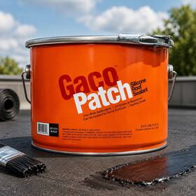 Gaco Gp1573-2 Gacopatch Gp1573 Black Silicone Roof Patch Coating 2 Gallon Waterproof