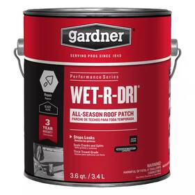 Gardner 313101654684 115.2 Oz. Wet-r-dri All-season Roof Patch