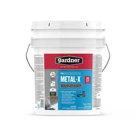 Gardner 445029615690 5-gal. Metal-x Metal Roof Acrylic Coating