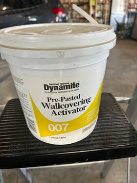 7007-3-20 Gardner-gibson Nos Rare 1-gallon Dynamite Pre-pasted Wallcovering Activator 007