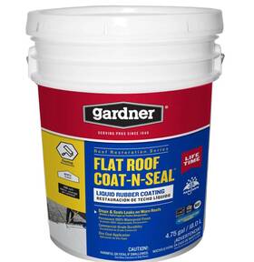 Sk-8245 Gardner Flat Roof Coat-n-seal 4.75gal Liquid Rubber Coating New Sealed Sk8245