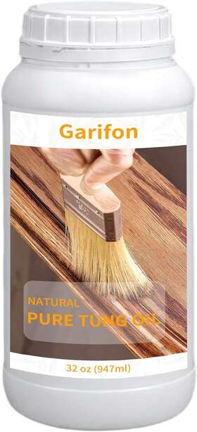 Garifon 705353915130 32 Oz Pure Tung Oil For Wood Finishing Food Grade Waterproof