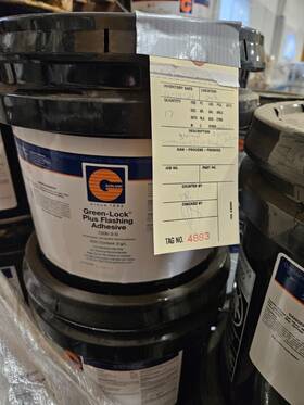 7306-3-s Garland Green-lock Plus Flashing Adhesive 3 Gal Buckets Unused Expired Qty 17