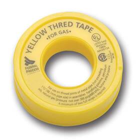 Gasoila 686081020733 Yellow Ptfe Tape For Gas Propane Natural Buthane Kerosene W