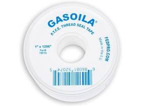 1296 Gasoila 686081520745 Ptfe Thread Seal Tape 1 Inch White X Roll- Pack