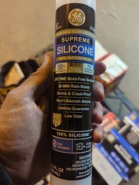Clear-12ct Ge 028756956563 New - 10.1 Oz Tube Of Supreme Silicone Caulk