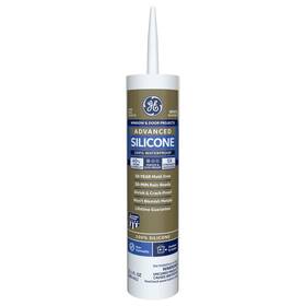 Ge 028756956761 Advanced Silicone For Window And Door - 100% Waterproof Sealant 5x Str