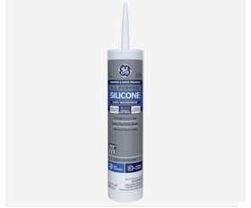 12xge Ge 028756956877 Silicone 1 Clear All Purpose Sealant 10.1 Oz -new