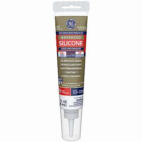 2708917 Ge Advanced Silicone 2 Kitchen And Bath Sealant Almond 2.8-oz. Squeeze Tube -2708917