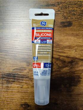 2816708 Ge Advanced Silicone 2 Kitchen And Bath Sealant Almond 2.8-oz. Squeeze