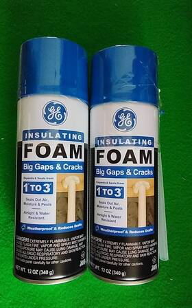 2844274 Ge White Foam Big Gaps And Cracks Insulating Sealant 12 Oz 1 To 3 In Holes R-5