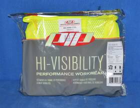 302-0500 Ge 2971222 Pip Hi-visibility Performance Class 2 Mesh Surveyors Vest Yellow Small