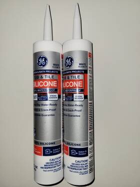30219677 Ge Tub And Tile Silicone Sealant Waterproof White 10.1oz New 2pcs