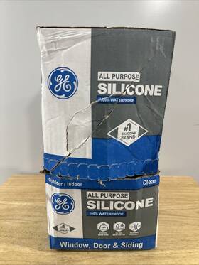 Ge012x12 Ge All Purpose Silicone 1 Sealant - Clear 10.1 Oz. 12 Pack