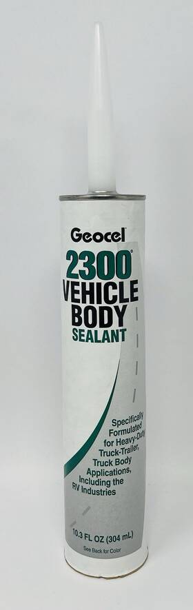 Geocel 079239630005 2300 Clear Vehicle Body Sealant 10.3fl Oz Formulated For Ome Repairs