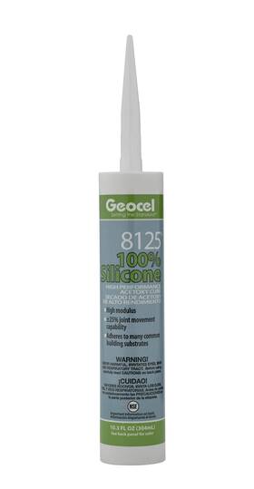 Gc68113 Geocel 8125 100% Silicone High Performance Acetoxy Cure Sealant Black 10.3