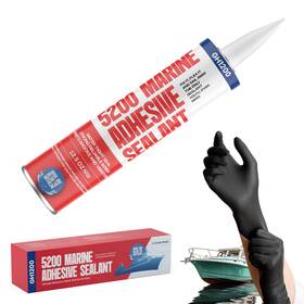 Gh1200 065016121861 5200 Marine Sealant White - 12.5 Oz Smoothly Dispenses Adhesive With C