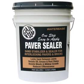 Glaze N Seal 445007952960 5 Gal. Clear Paver Sealer And Sand Stabilizer