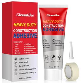Gleamglee 313055916944 Heavy Duty Construction Adhesive 8.8 Oz Strong Cement Glue For Concrete Tile