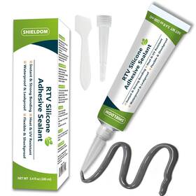 Global Corp 445006552598 Rtv Silicone Sealant Waterproof Seal And Caulk All-purpose Adhesive Stronger Adhes