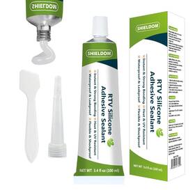 Global Corp 445022575526 Rtv Silicone Adhesive Sealant 100% Sealer All-purpose Caulk Waterproof