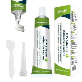 Global Corp 445047269219 Rtv Silicone Adhesive Sealant 100% Sealer All-purpose Caulk Waterproof